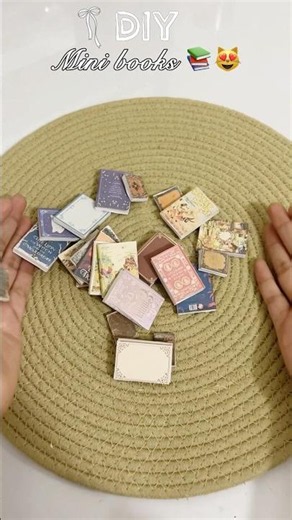 DIY mini books📚😻 #diy #books #youtubeshorts