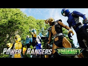 Power Rangers vs Robo Blaze and Roxy | Power Rangers Beast Morphers | Power Rangers Official