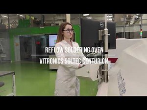 SMT soldering in IKT Electronics: reflow oven Vitronics Soltec Centurion