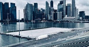 Parting shots: One final look at the Marina Bay floating platform