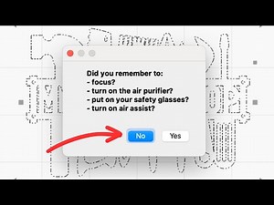 Set up Reminders Using LightBurn Job Checklists