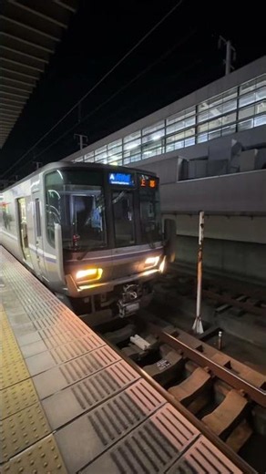 【姫路駅】夜しか見れない新快速上郡行きの表示#jr西日本#新快速#姫路