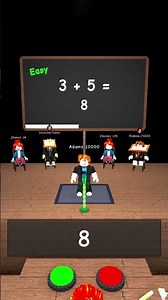 This Roblox math game makes you 200 IQ 🧠(for my primary school peers) #roblox, #fyp