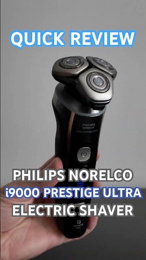 Quick Review: Philips Norelco i9000 Prestige Ultra electric shaver #electricshaver #electricrazor