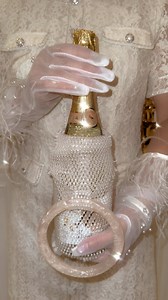 Wrapped in elegance. The Château Crystal Bottle Tote turns any bottle into a moment. Designed to drape your wine or champagne in elegance. It’s the perfect finishing touch for any celebration. Reusable, romantic, and effortlessly luxurious. | Anaïs Candle