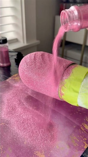 Making a #glittertumbler #epoxy #fyp #glitter #dyi