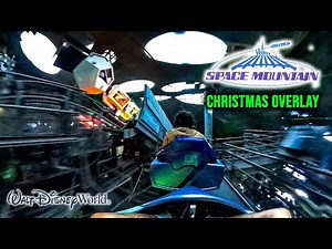 Space Mountain with Christmas Overlay On Ride 4K POV Walt Disney World 2023 12 28