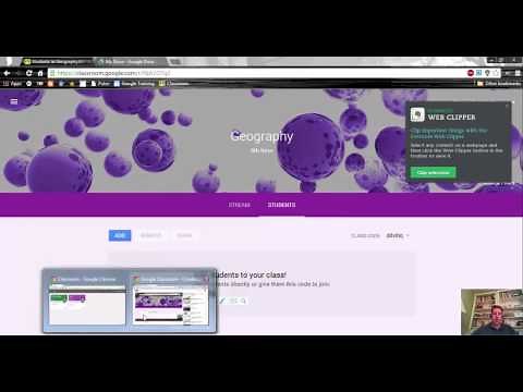 Google Classroom - Joining a Class