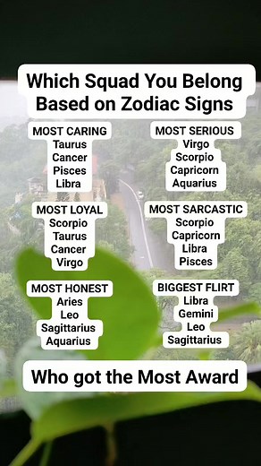 Which Squad you belong based on your Zodiac Signs 😉🛑 #zodiacsigns #ZodiacSignsDaily #zodiacfacts #astrology #astrologyreadings #fypシ゚viralシfypシ゚ #fypシ゚viralシfypシ゚viralシalシfypシ゚viralシfypシ゚viralシalシ #followersreelsfypシ゚viralシfypシ゚viralシalシ | Kusina ni Abyang