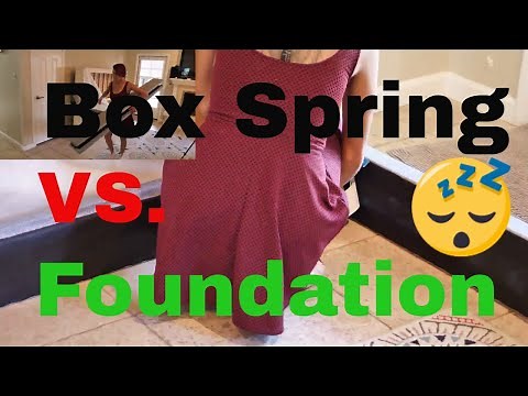 Box Spring Vs Foundation (Finally a replacement for that old box-spring!)