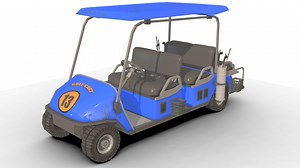 Golf Cart - 3D model by Sidra (@Sidramax)