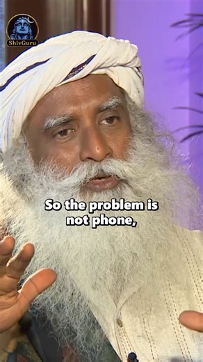 8.4K views · 241 reactions | Is Technology a Problem? Download the Sadhguru App for Free Yoga & Meditation Practices (link in bio) Learn Inner Engineering for Physical & Mental Health (link in bio) #Sadhguru #phone #technology #wisdom #addiction #consciousness #yoga #liberation #spirituality #meditation | ShivGuru | Facebook