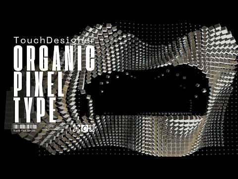 TouchDesigner Tutorial: Create Organic Pixel Type using the POPs Operator Family (Easy)