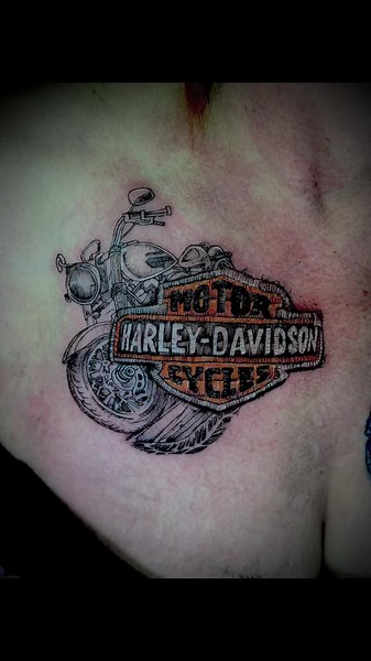Harley Davidson Patch Tattoo: A Special Memorial