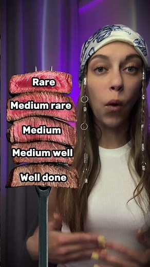 Know your steak: all doneness levels explained! 🥩🔥