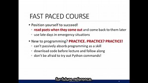 MIT公开课 基于python编程的计算机科学导论 第一讲 What is Computation(2016年秋季学期)