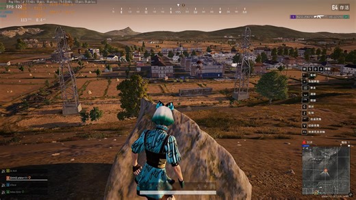 老款笔记本GP76 1080P PUBG吃鸡 三极致在Y城石头的表现