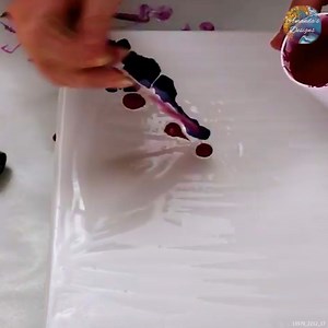 2.7K views · 121 reactions | Airbrushing Acrylic Pour Technique | Amanda's Designs | Facebook