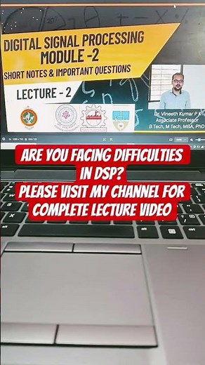 Digital signal processing passing package for module 2| DSP Module 2 important questions VTU AU KTU