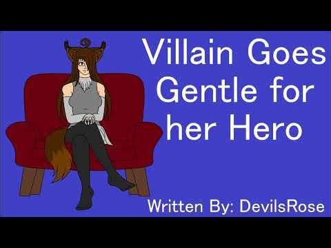 Villain Goes Gentle for her Hero (F4A)(Villain X Hero)(Comfort)(Hair play)(Heartbeat)(Sleep aid)