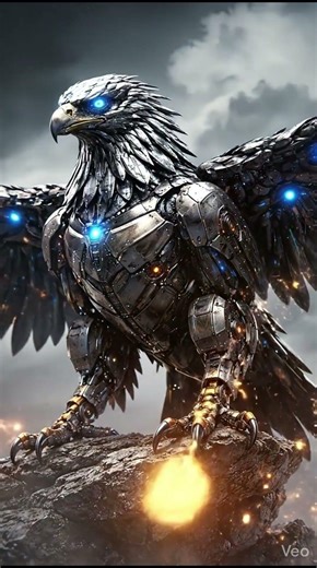 The Cyber Eagle You’ve Never Seen Before🦅🤖 #aihybrid #animals