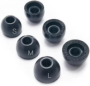 Memory Foam Eartips Replacement for Technics EAH-AZ40 / AZ40M2 / AZ60 / AZ60M2 / AZ80 Earbuds Earpad Ear Tips