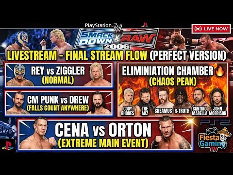 🚨 LIVE: WWE SVR 2011 🔥 Cena vs Orton Main Event 😳