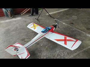 RCGF 10CC ON CARL GOLDBERG TIGER 2 RC PLANE
