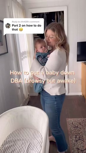 Here’s another gentle sleep training tutorial from when my 2nd daughter was a baby! All 3 of my girls have been gently & responsively sleep trained along with the thousands of babies whose parents have taken my baby sleep class! It is such an amazing way to easily put your baby down and help them sleep so much betters for naps & overnight with no chance it negatively affect their attachment to you ❤️👶💤🌙 If you want to learn all about how to do this with your baby, head to the 🔗 in my bio or 