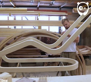 Making a rope chair from bent wood By lignum (youtube.com/channel/UCfSdejZFhw0rrDFlj9McyNA/featured) Lignum | Crafty Panda How