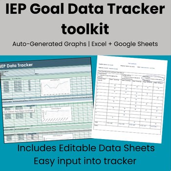 IEP Goal Data Tracking Bundle -Tracker   Data and Observation Forms