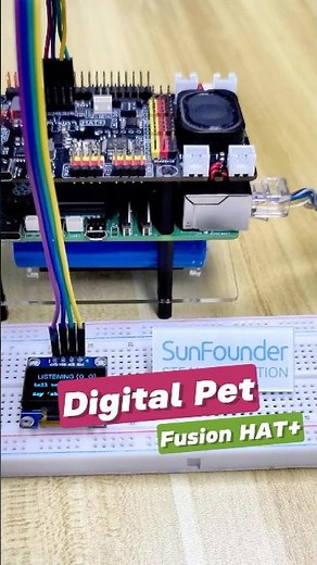 A Talking AI Pet on Raspberry Pi 😳 #arduino #automobile #arduinoproject