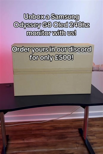 Unboxing Samsung Odyssey G8 Oled 240Hz Monitor