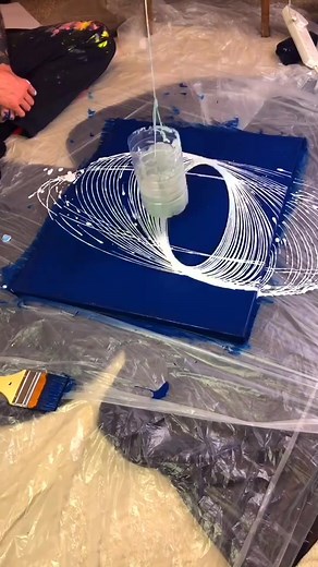 Fun and Messy Drip Painting Art