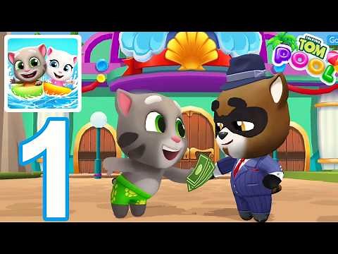My Talking Tom Pool Gameplay Walkthrough Part 1 (Android/iOS)