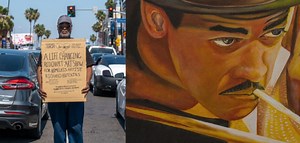 Rags-to-Riches Story Sees Human Compassion and Social Media Turn Homeless Painter into LA's Next Big Artist