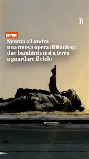 Un nuovo graffito dello street artist Banksy è apparso a Londra