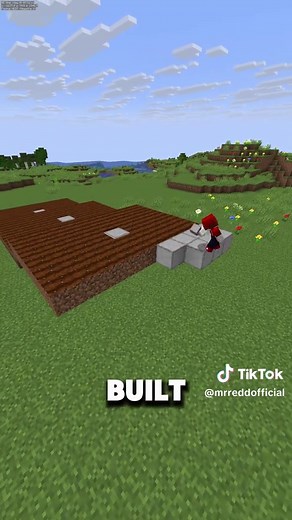 Simple Wheat Farm Design in Minecraft Survival