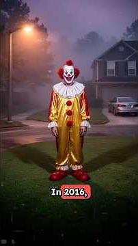 The 2016 great clown scare #creepy #clowns #viral #shorts #2016