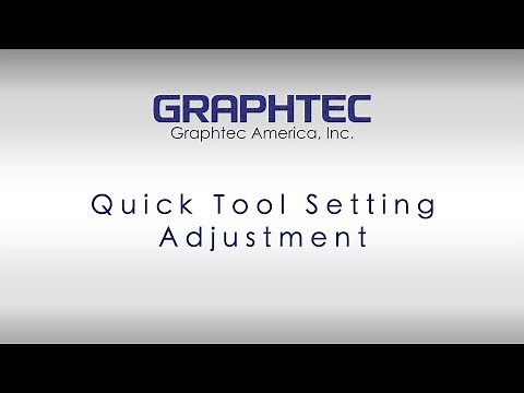 Quick Tool Setting Adjustments for FC9000