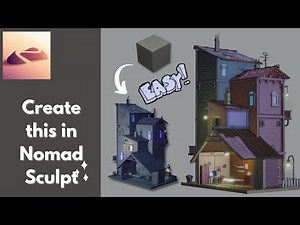 Nomad Sculpt ( iPad ) - how to create house in Nomad Sculpt