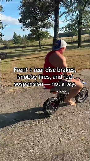 Get ready to ride with the 49cc Two-Stroke Dirt Bike, built for adrenaline, adventure, and