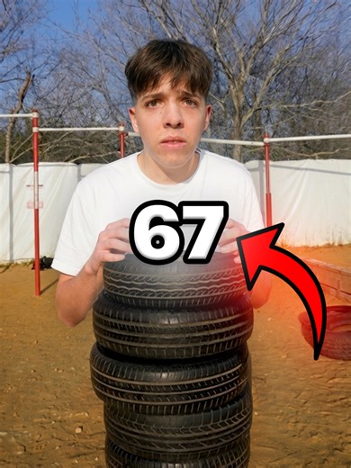 ‏קופץ מעל 67 צמיגים! ⁶🤷‍♂️⁷ 🛞 #יוטיוב #סרטונייוטיוב #ויזיטור #פוריו