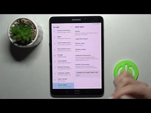 How to Check Tablet Model on SAMSUNG Galaxy Tab S2 - Find Tabl...