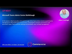 Microsoft Teams Admin Centre Walkthough