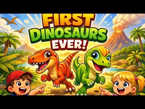 Triassic Trail 🦎 | The First Dinosaurs Ever! | Fun Science Song for Kids