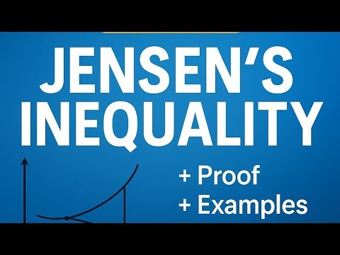 "Jensen's Inequality for IIT JEE | Proof, Examples & Homework | Must-Know Concept!"