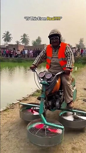 The Junkyard Flying Motorcycle Nobody Expected!!😂🏍️💨 #futuretech #technologia