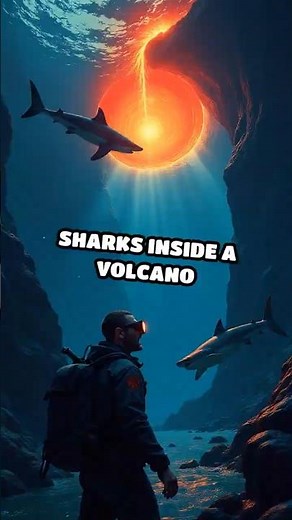 Sharks Inside a Volcano