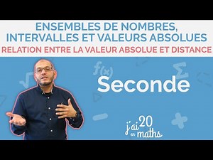 Relation entre la valeur absolue et distance - Seconde